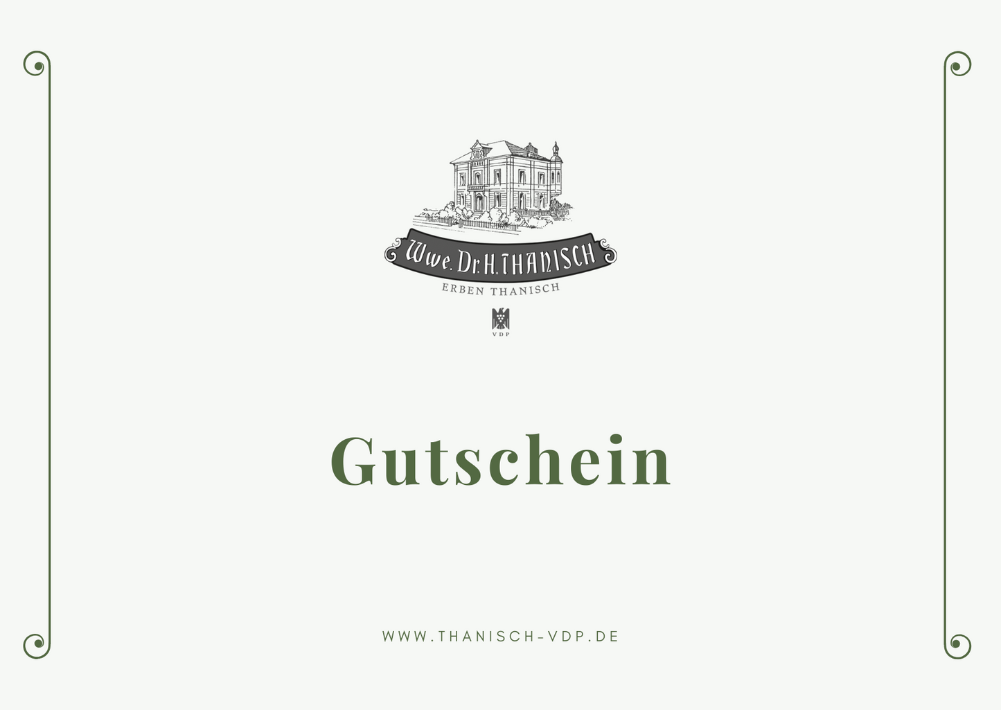 Thanisch Geschenkgutschein